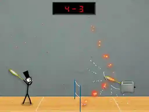 Permainan Stick Figure Badminton 3 talian