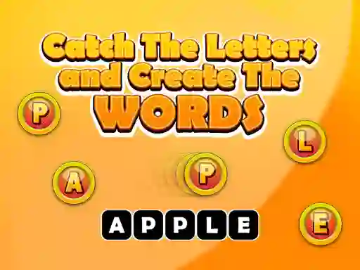 Permainan Catch The Letters And Create The Words talian