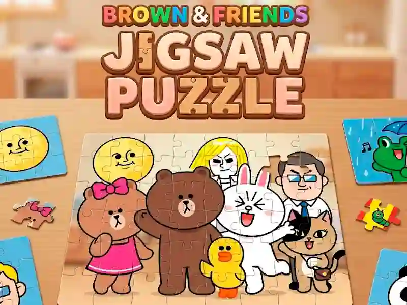 Permainan Brown And Friends Jigsaw Puzzle talian