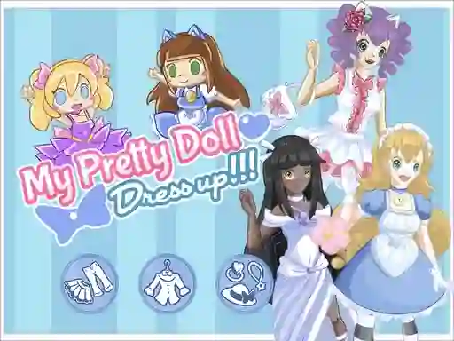 Permainan My pretty doll : Dress up talian