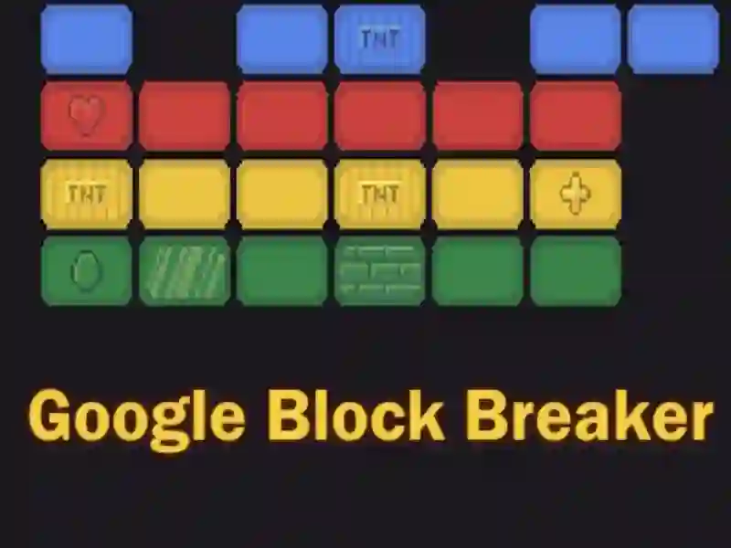 Permainan Google Block Breaker talian
