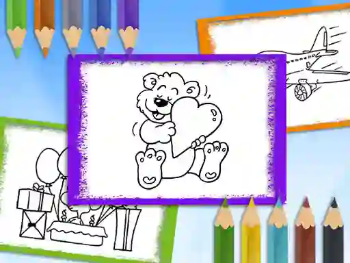 Permainan Cartoon Coloring Book talian