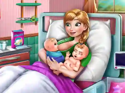 Permainan Ice Princess Twins Birth talian