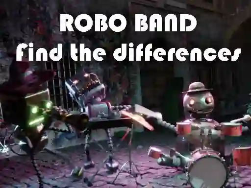 Permainan Robot Band - Find the Differences talian