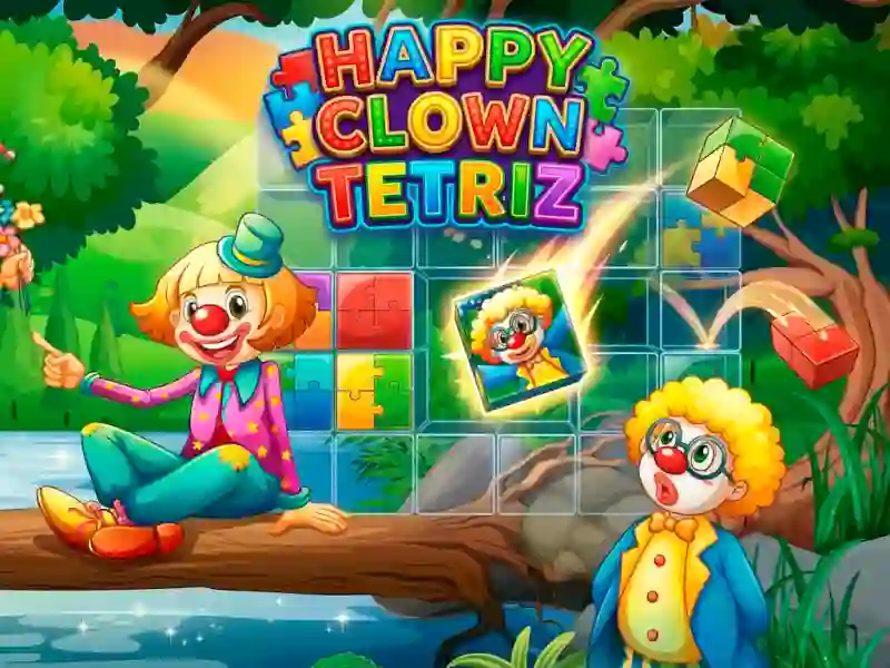 Permainan Happy Clown Tetriz talian