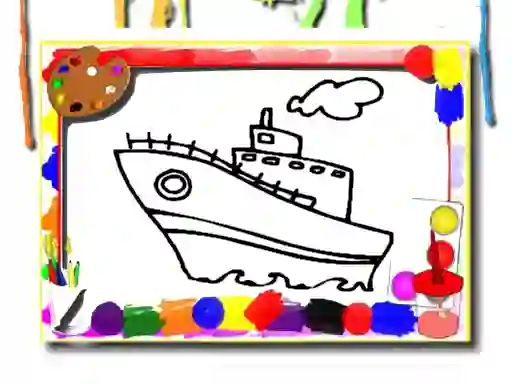 Permainan Back To School: Cartoon Coloring Time talian