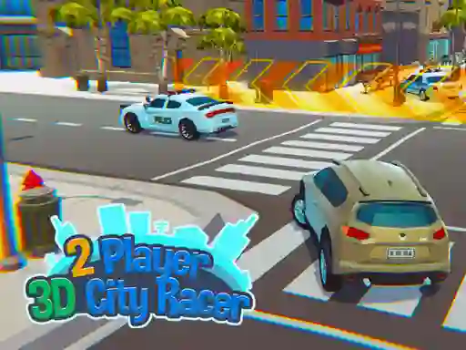 Permainan 2 Player 3D City Racer talian