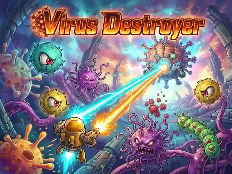 Permainan Virus Destroyer talian