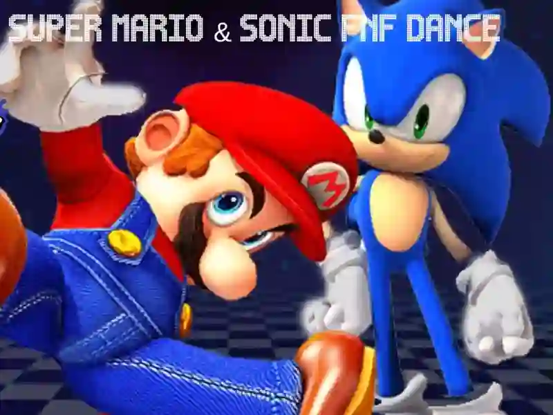 Permainan Super Mario & Sonic FNF Dance talian