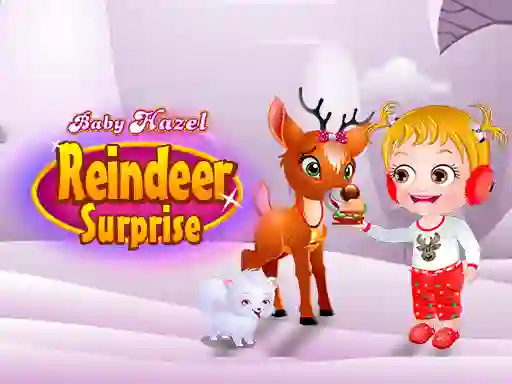 Permainan Baby Hazel. Reindeer surprise talian