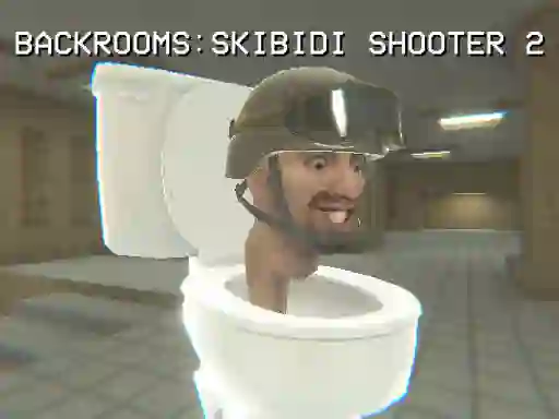 Permainan Backrooms: Skibidi Shooter 2 talian