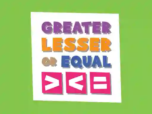 Permainan Greater Lesser Or Equal talian