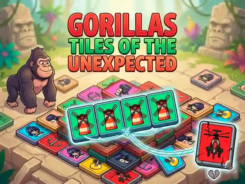 Permainan Gorillas Tiles Of The Unexpected talian