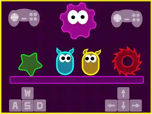 Permainan Neon Slimes talian