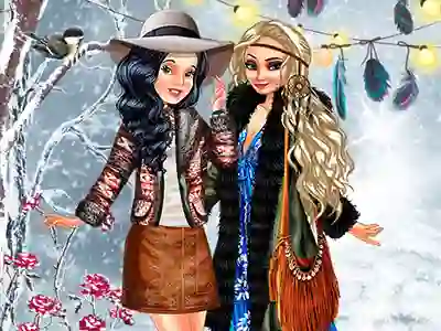 Permainan Boho Winter With Princess talian