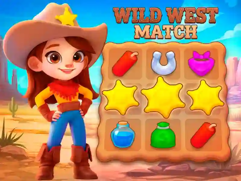 Permainan Wild West Match talian