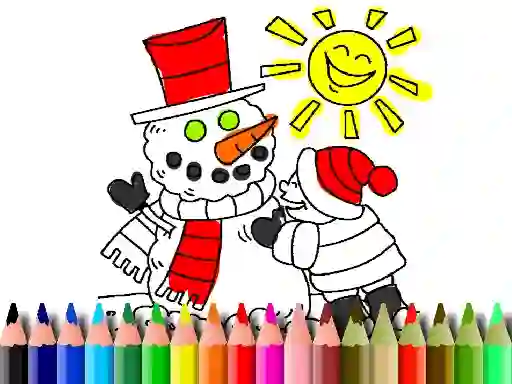 Permainan Back To School: Winter Time Coloring talian