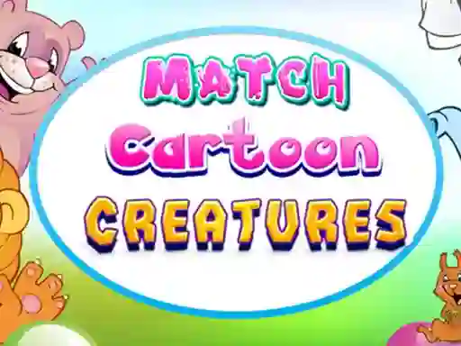 Permainan Match Cartoon Creatures talian