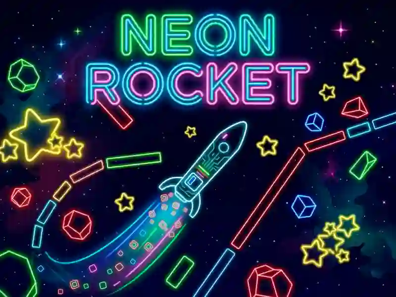 Permainan Neon Rocket talian