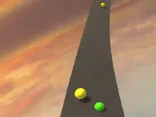 Permainan Sky Ball Race talian