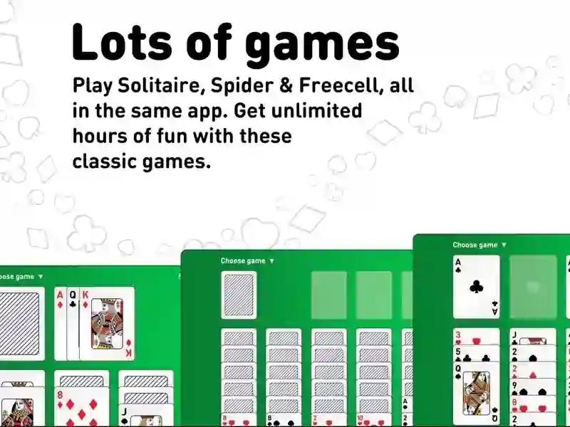 Permainan Solitaire collection: klondike, spider & freecell talian