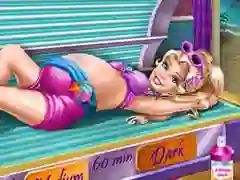 Permainan Pregnant Princess Tanning Solarium talian