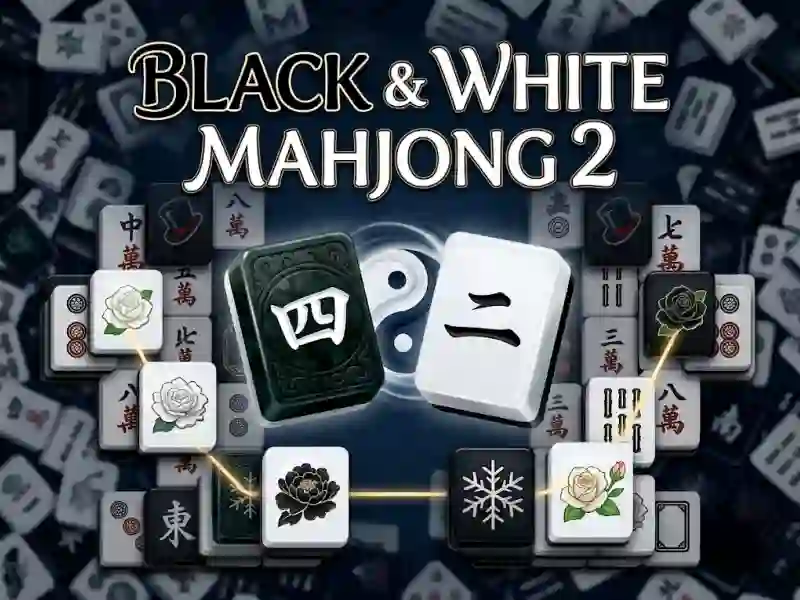 Permainan Black & White Mahjong 2 talian