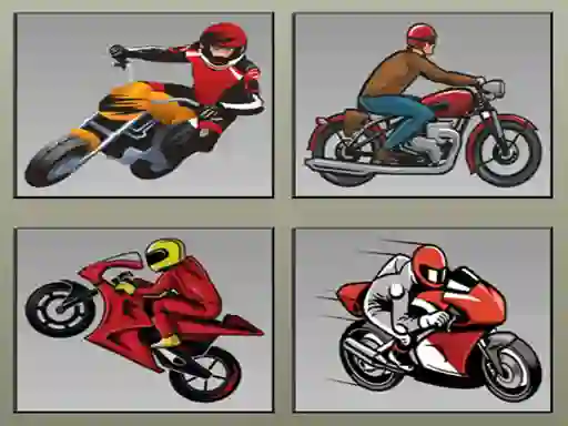 Permainan Racing Motorcycles Memory talian