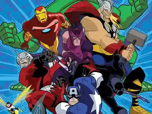 Permainan Avengers Coloring talian