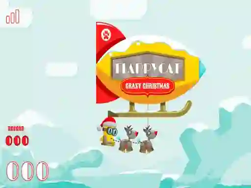 Permainan FlappyCat Crazy Christmas talian