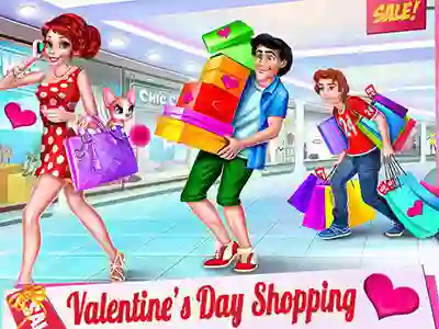 Permainan Valentine's Day Shopping talian