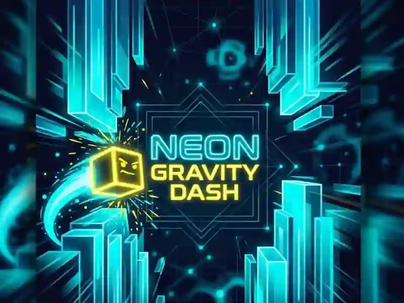 Permainan Neon Gravity Dash talian