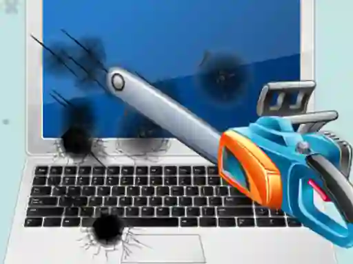 Permainan Whack the Laptop talian