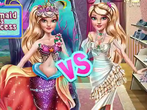 Permainan Ellie Mermaid vs Princess talian