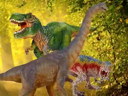 Permainan World Of Dinosaurs Jigsaw talian