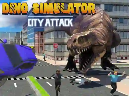 Permainan Dino Simulator City Attack talian