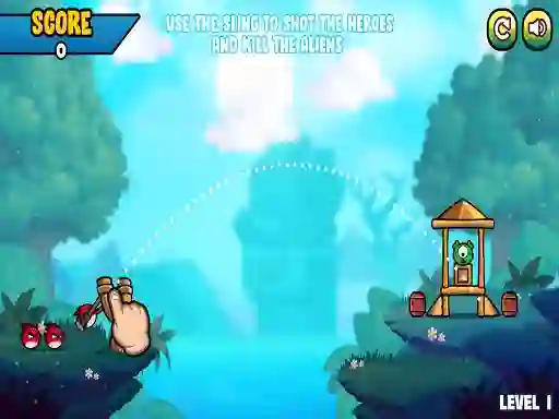 Permainan Angry Battle Birds Mania talian