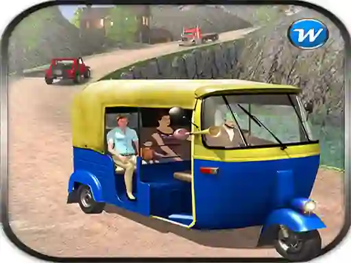 Permainan Public Tricycle Rickshaw driving talian
