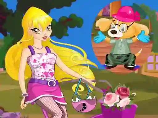 Permainan Winx Stella and Puppy talian