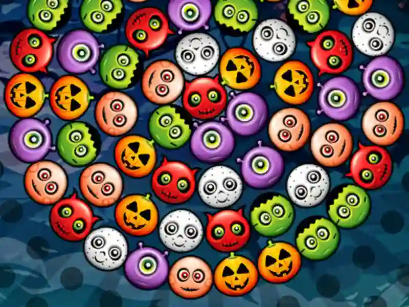 Permainan Bubble Wheel Halloween talian