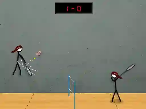 Permainan Stick Figure Badminton 2 talian