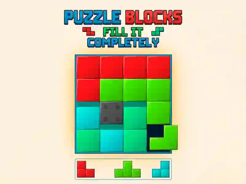Permainan Puzzle Blocks: Fill It Completely talian