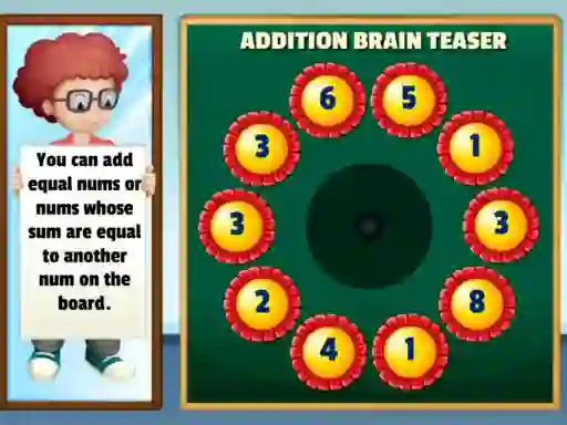 Permainan Addition brain teaser talian