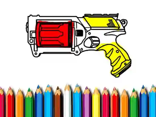 Permainan Back To School: Nerf Coloring Book talian