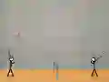Permainan Stick Figure Badminton talian