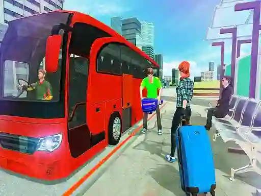 Permainan My City Bus Driver Simulator Passenger Transport talian