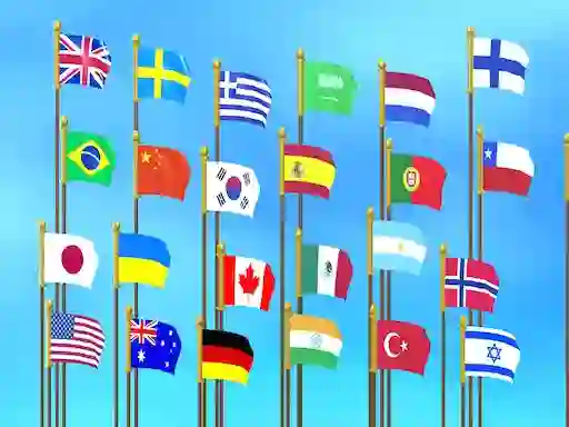 Permainan Flag Puzzle Jam: Collect Flags talian