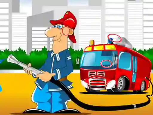 Permainan Fire Trucks Differences talian