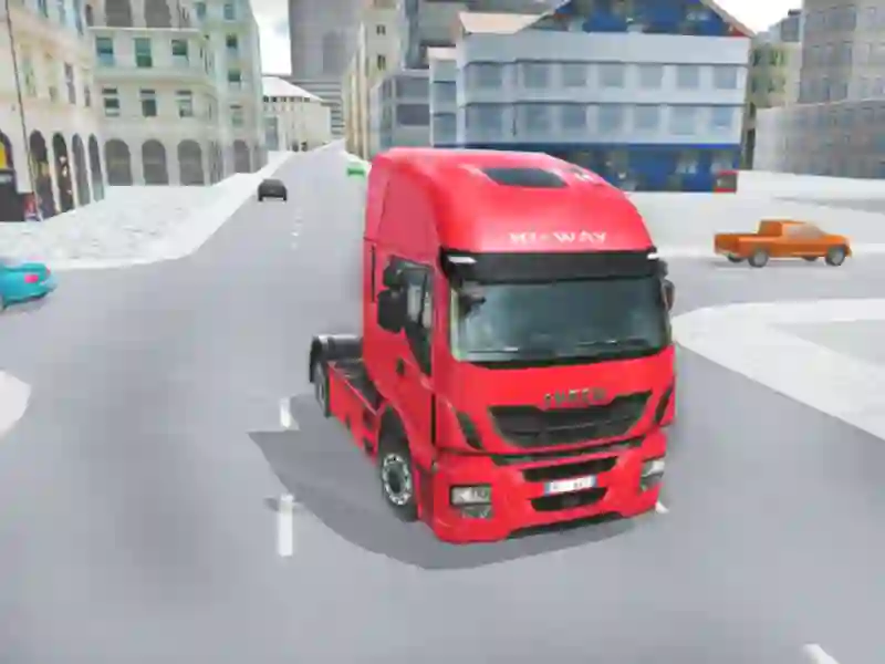 Permainan City Driving Truck Simulator 3d talian