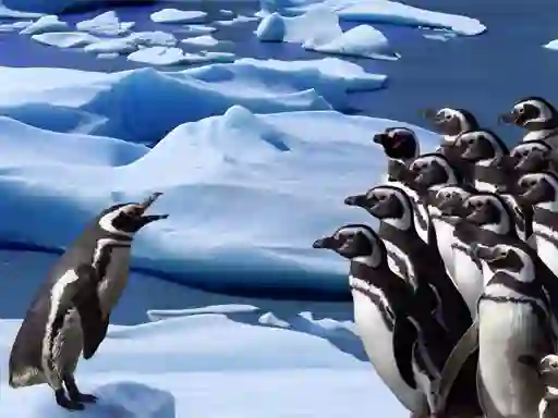 Permainan Penguins Slide talian